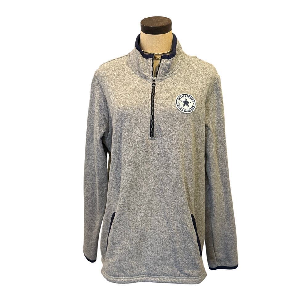 DALLAS COWBOYS HerStyle CLUB COLLECTION 1/4 Zip Jacket Top Shirt size XL